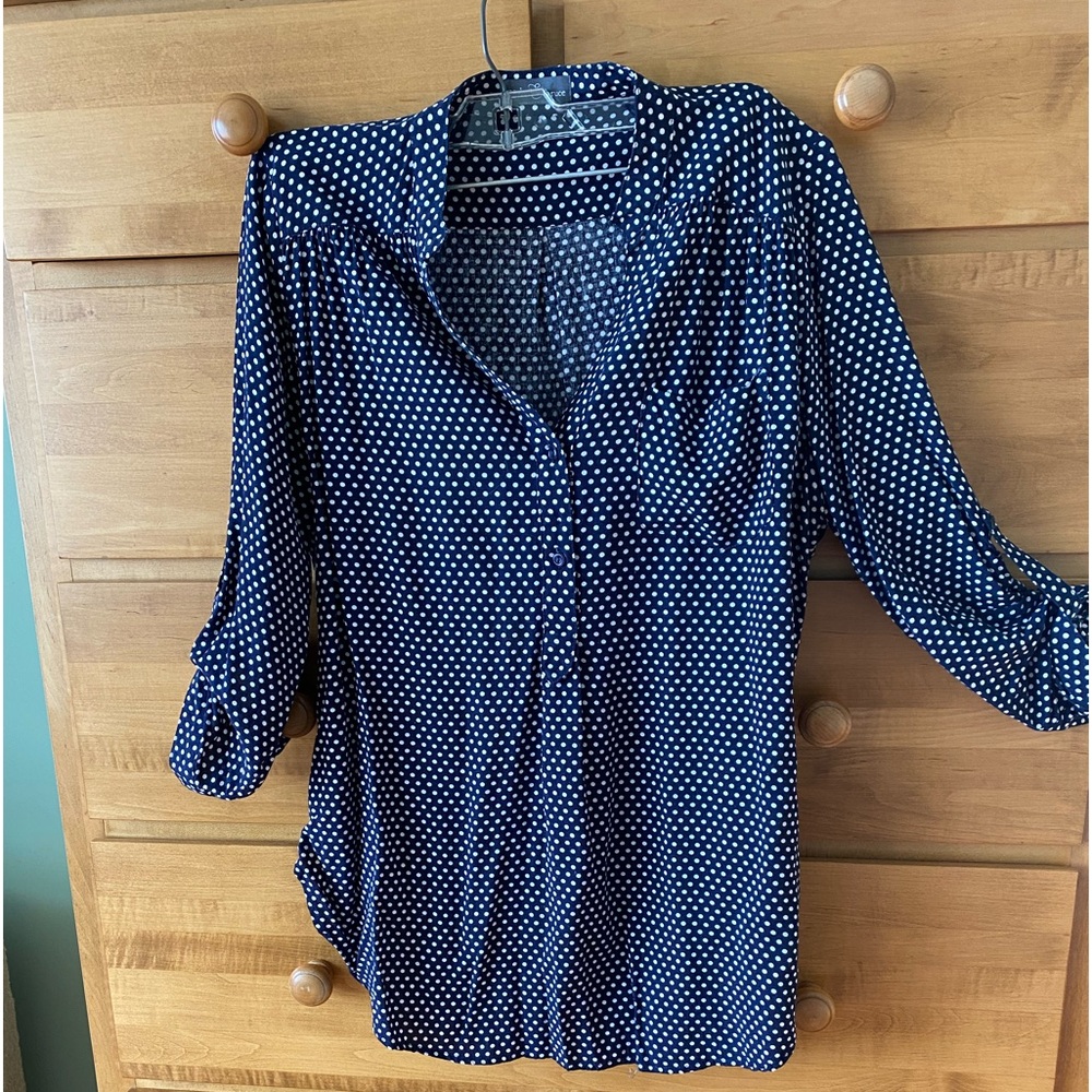 V-neck blouse!